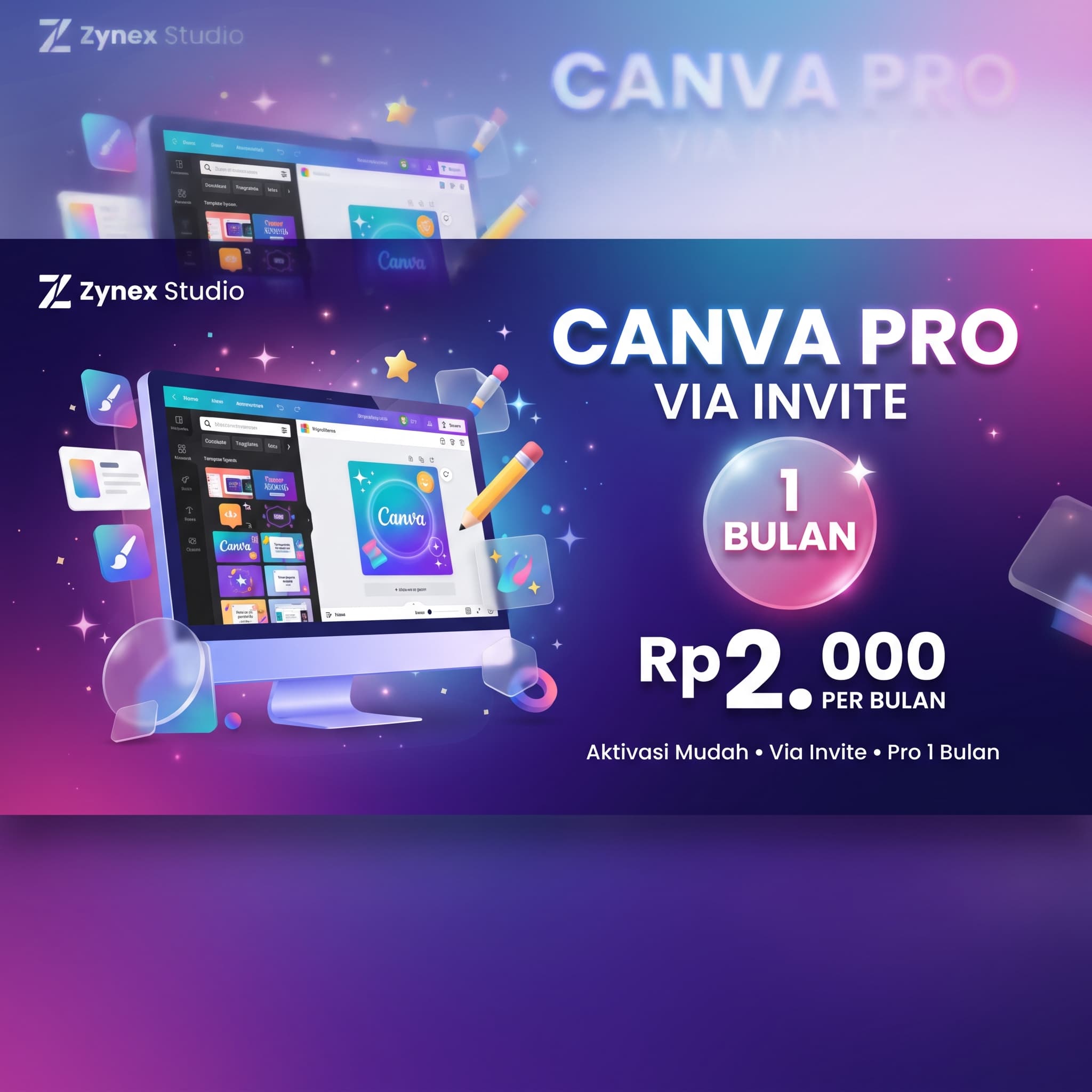Canva Pro Via Invite